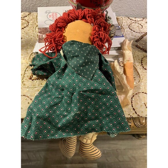 VINTAGE RAGGEDY ANN DOLL 19"H - Picture 6 of 9
